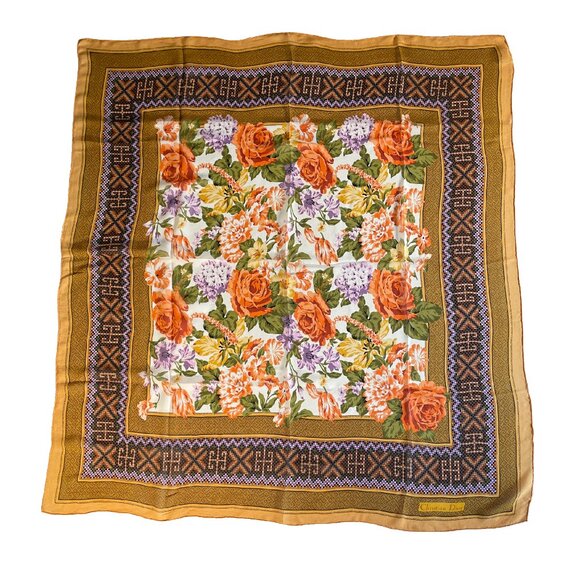 Vintage Christian Dior Silk Scarf - Picture 1 of 12